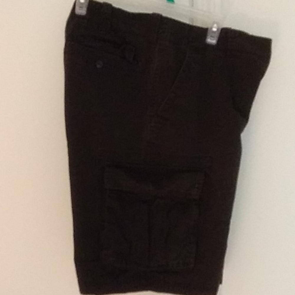 Black cargo shorts